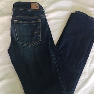 American Eagle dark wash bootcut jeans