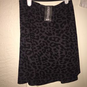 Cheetah printed skirt