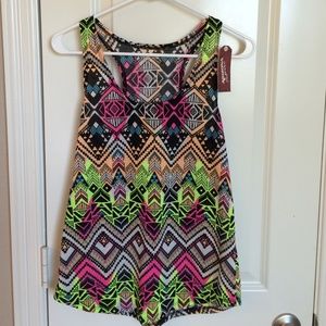 Neon Aztec Tank top