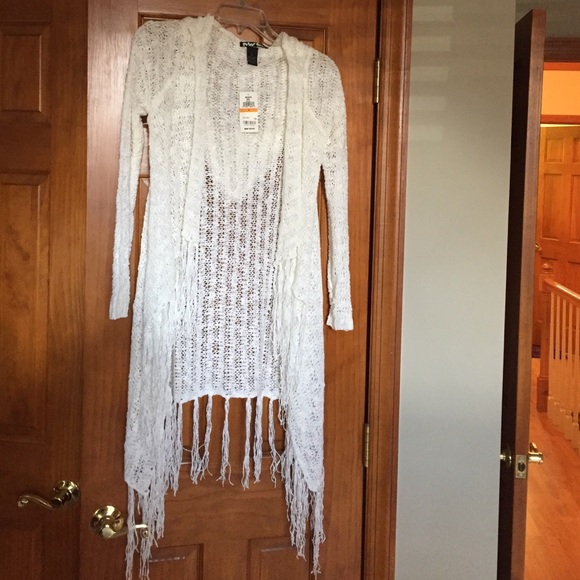 Cardigan Sweater with Hood