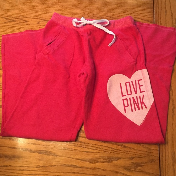 Love pink sweatpants