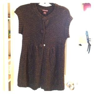 Short Sleeve Sweater cover up