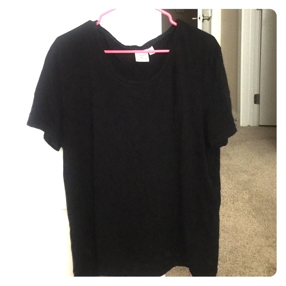dropped crew neck tee
