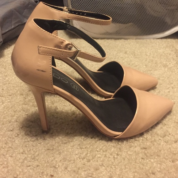 Patent leather pumps