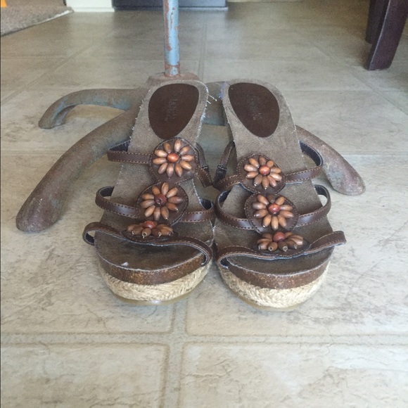 Summer sandal heels