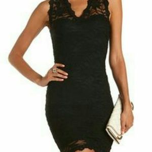 Sexy Black Lace Dress