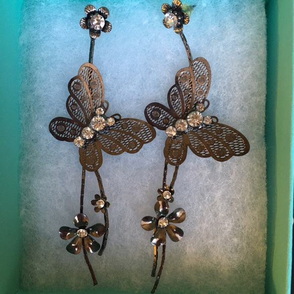 Butterfly earrings!