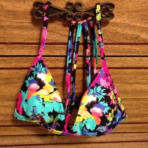 ❌SOLD❌ Floral Caged Back Bikini Top 🌸