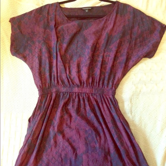 Express cinch-waist part dress