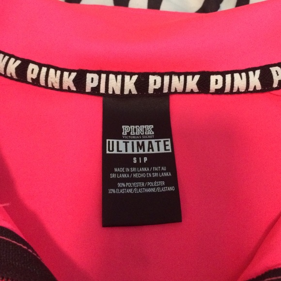 🚫SOLD🚫PINK ultimate zip hoodie 💕💕 - Picture 2 of 3