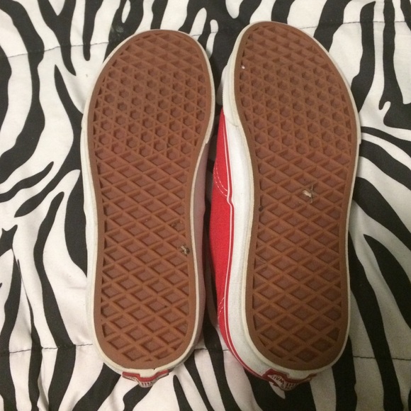 🚫SOLD🚫 Red Vans - Picture 2 of 4