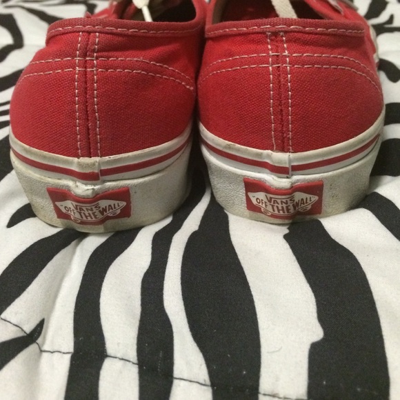 🚫SOLD🚫 Red Vans - Picture 3 of 4