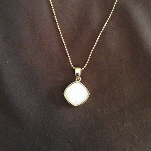 Brand new never worn. Drusy necklace