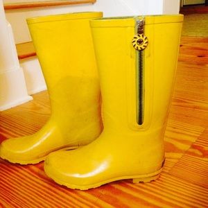 Jack Rogers Yellow Rain Boots