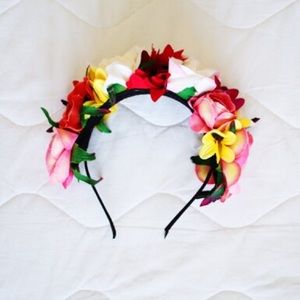 Boho Flower Crown Headband