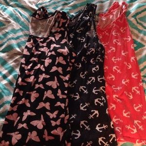 3 tank tops!