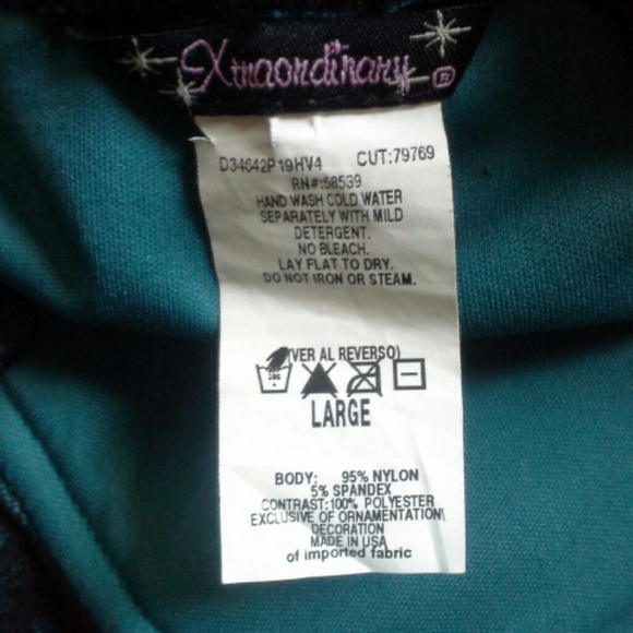 Asymmetrical Black Lace Dress and Teal Underlining - Picture 4 of 4