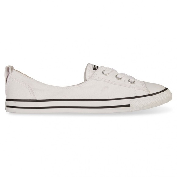converse ballet lace white