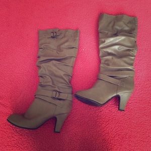Tan boots