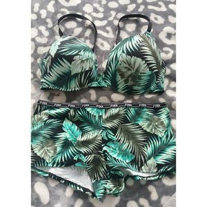 Victoria's Secret Pink 36DD bra nwot/panty set nwt