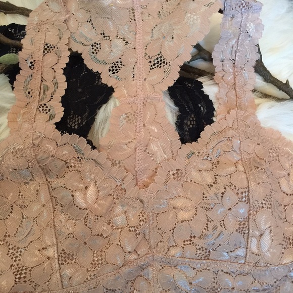 Clearance!!!Racer Back Lace Bralette - Picture 2 of 4
