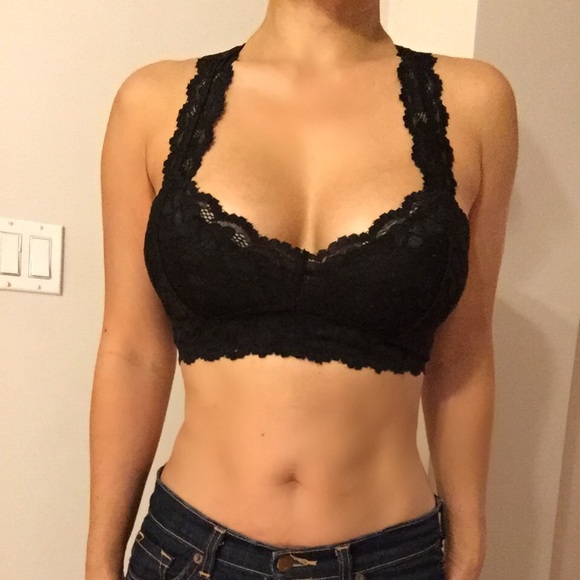 Clearance!!!Racer Back Lace Bralette - Picture 4 of 4