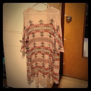 Long, Tan Sweater