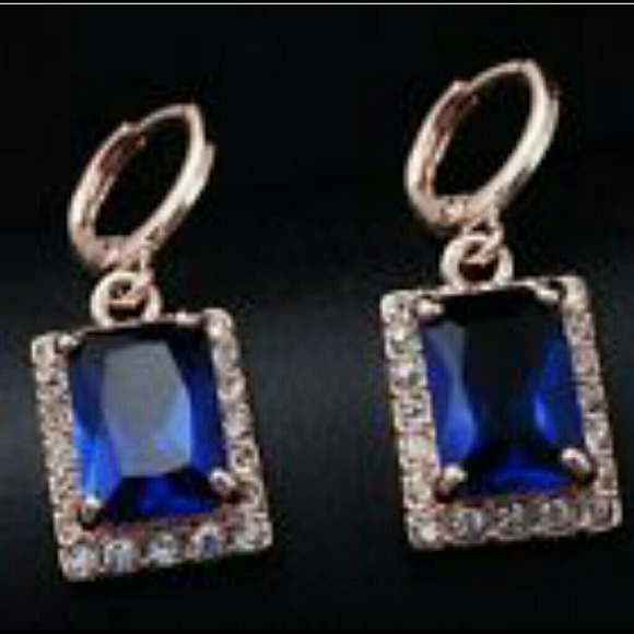 ***Sold***Elegant sapphire blue drops