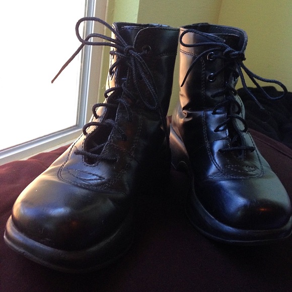 Dansko Platform Combat Boots