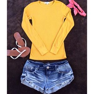 Goldenrod Long Sleeve Tee 💛