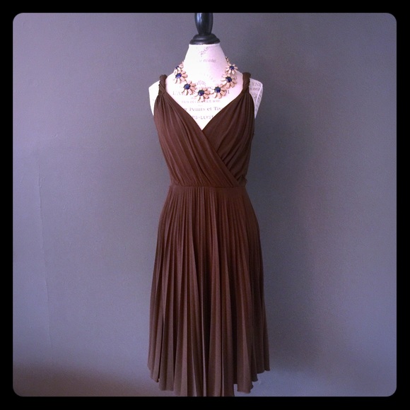 Gorgeous brown cocktail dress