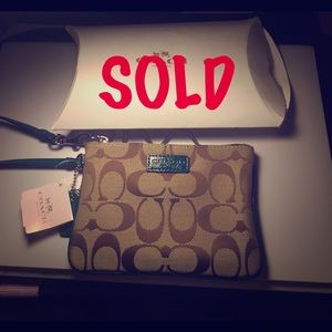 Coach wristlet