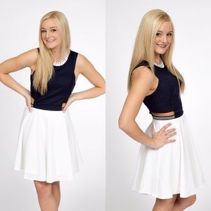 Blue & White Sailor Dress