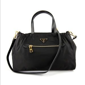 Prada B1843M Tessuto Nylon Bag Nero