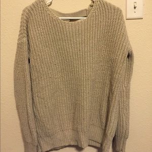 Cream urban outfitters comfy sweater