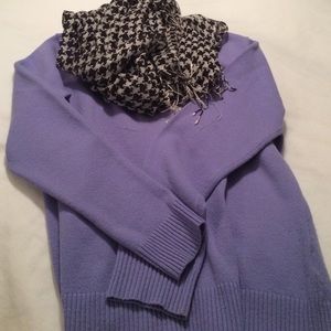 Beautiful periwinkle, Banana Republic sweater
