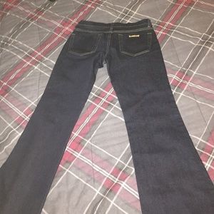 Bebe Pants. Bebe logo encrusted with stones.