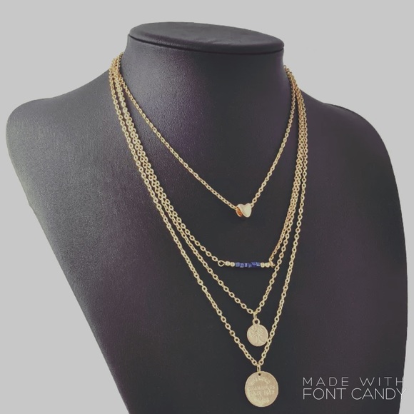 🌟🌟boho layered necklace !! NWOT