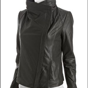 Elie Tahari Lamb Leather "Virginia" Jacket