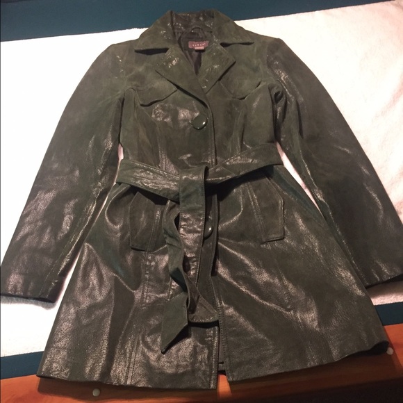 Green Trench Coat