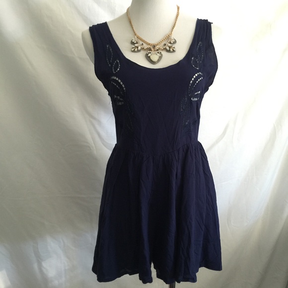 LF Navy Romper