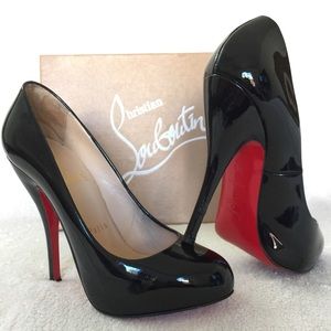 Christian Louboutin Feticha 120 Patent Black