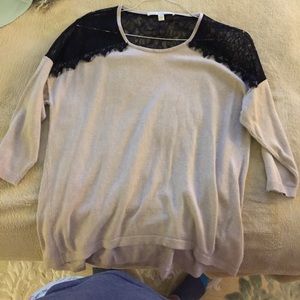 Lauren Conrad Lace Sweater