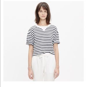 Madewell sun up tee in stripe