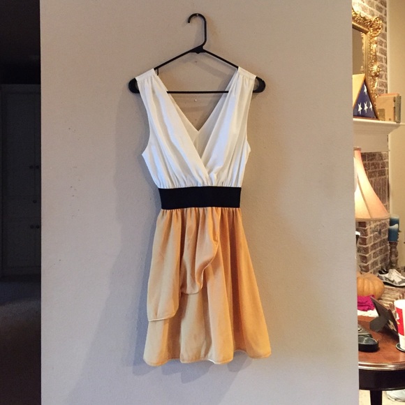 Above the knee dress.