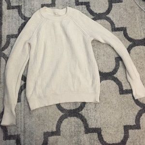 JCREW White/cream knit sweater