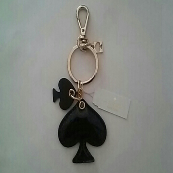 kate spade Accessories - Kate Spade Glitter Spade Key Fob