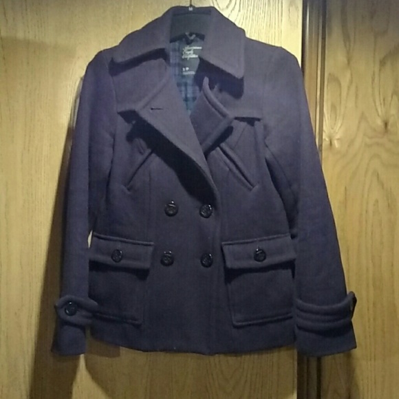 Small deep purple peacoat - Picture 1 of 4