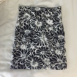 Floral Bandage Bodycon Skirt