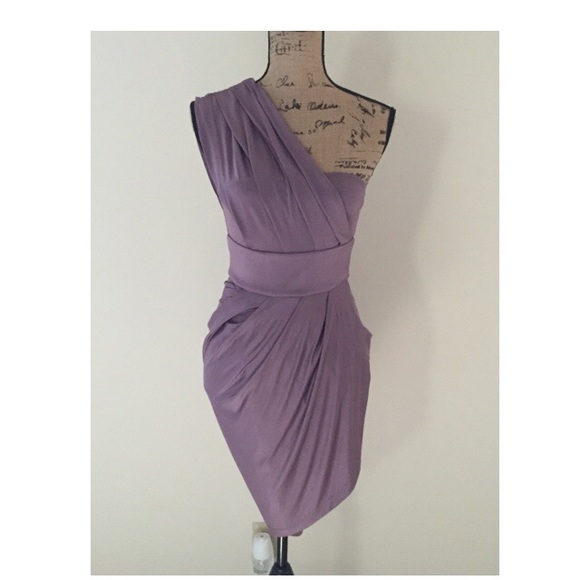 Bebe light purple dress